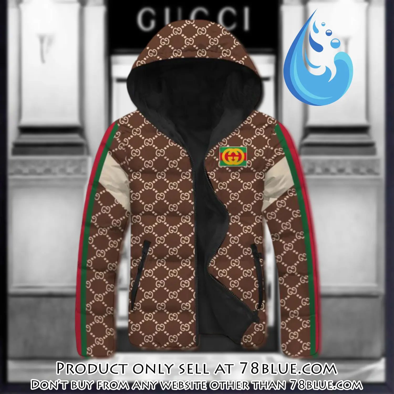 Gucci downfilled coat ultralight down jacket outdoor jacket warm outwear dfj1007 78b1435969